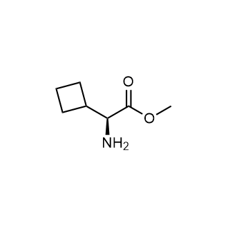 (S)-Methyl 2-amino-2-cyclobutylacetate التركيب الكيميائي