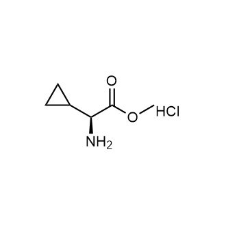 (S)-Methyl 2-amino-2-cyclopropylacetate hydrochloride Chemical Structure