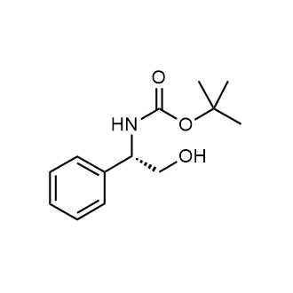 (S)-tert-Butyl (2-hydroxy-1-phenylethyl)carbamate Chemische Struktur