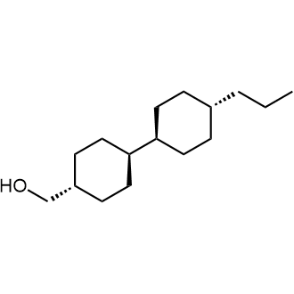 (trans,trans)-4'-Propyl[1,1'-bicyclohexyl]-4-methanol 化学構造