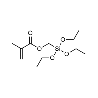 (Triethoxysilyl)methyl methacrylate(stabilizedwithMEHQ) Chemische Struktur