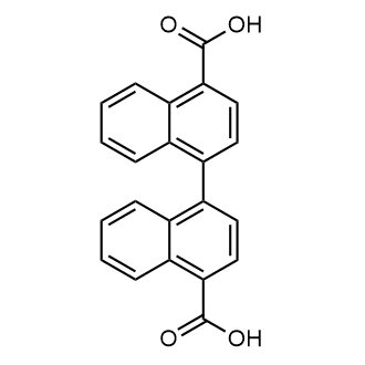 [1,1'-Binaphthalene]-4,4'-dicarboxylic acid Chemical Structure