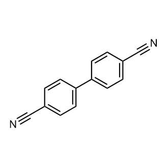 [1,1'-Biphenyl]-4,4'-dicarbonitrile 化学構造