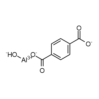 [1,4-Benzenedicarboxylato(2-)-κO1]hydroxyaluminum Chemical Structure