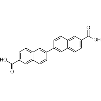 [2,2'-Binaphthalene]-6,6'-dicarboxylic acid التركيب الكيميائي