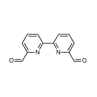 [2,2'-Bipyridine]-6,6'-dicarbaldehyde 化学構造