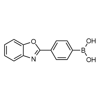 [4-(1,3-Benzoxazol-2-yl)phenyl]boronic acid Chemical Structure