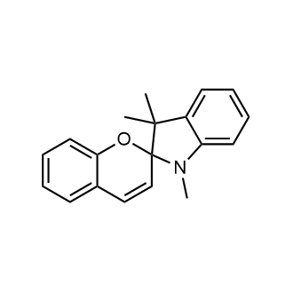 1',3',3'-Trimethylspiro[chromene-2,2'-indoline] 化学構造