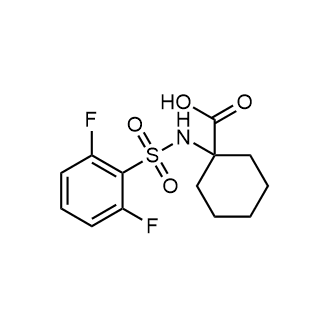 1-((2,6-Difluorophenyl)sulfonamido)cyclohexane-1-carboxylic acid Chemical Structure