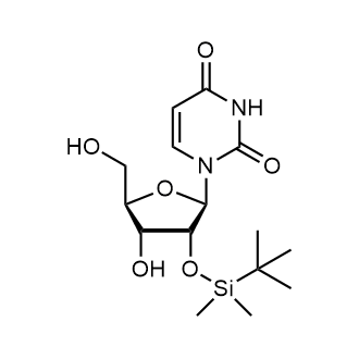 1-((2R,3R,4R,5R)-3-((tert-Butyldimethylsilyl)oxy)-4-hydroxy-5-(hydroxymethyl)tetrahydrofuran-2-yl)pyrimidine-2,4(1H,3H)-dione Chemical Structure