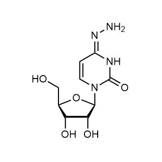 1-((2R,3R,4S,5R)-3,4-dihydroxy-5-(hydroxymethyl)tetrahydrofuran-2-yl)-4-hydrazono-3,4-dihydropyrimidin-2(1H)-one Chemical Structure