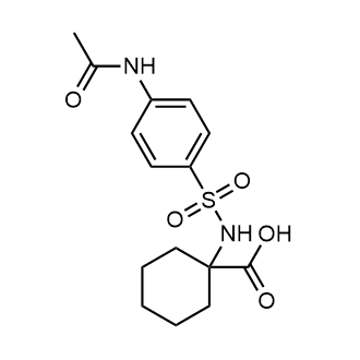 1-((4-Acetamidophenyl)sulfonamido)cyclohexane-1-carboxylic acid Chemical Structure