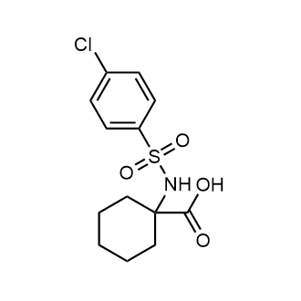 1-((4-Chlorophenyl)sulfonamido)cyclohexane-1-carboxylic acid Chemical Structure