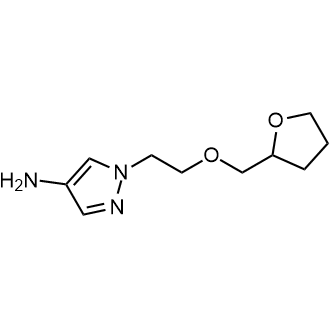 1-(2-((Tetrahydrofuran-2-yl)methoxy)ethyl)-1h-pyrazol-4-amine Chemical Structure