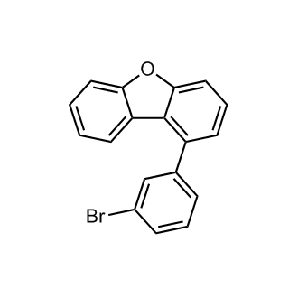 1-(3-Bromophenyl)dibenzo[b,d]furan 化学構造