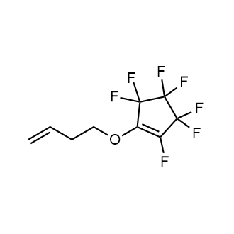 1-(3-Buten-1-yloxy)-2,3,3,4,4,5,5-heptafluorocyclopentene التركيب الكيميائي