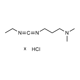 1-(3-Dimethylaminopropyl)-3-ethylcarbodiimide (x hydrochloride) EDCI 化学構造