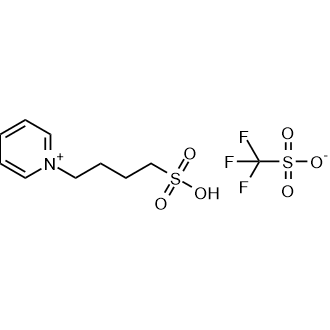 1-(4-Sulfobutyl)pyridin-1-ium trifluoromethanesulfonate 化学構造