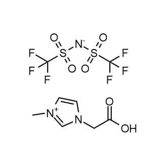 1-(Carboxymethyl)-3-methyl-1H-imidazol-3-ium bis((trifluoromethyl)sulfonyl)amide Chemical Structure