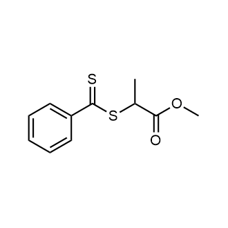 1-(Methoxycarbonyl)ethyl benzodithioate 化学構造