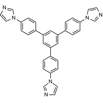 1,1'-(5'-(4-(1H-Imidazol-1-yl)phenyl)-[1,1':3',1''-terphenyl]-4,4''-diyl)bis(1H-imidazole) Chemical Structure