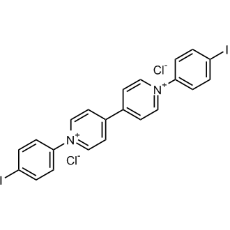 1,1'-Bis(4-iodophenyl)-[4,4'-bipyridine]-1,1'-diiumchloride 化学構造