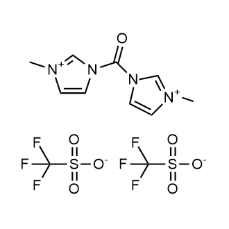 1,1'-Carbonylbis(3-methyl-1H-imidazol-3-ium) trifluoromethanesulfonate Chemical Structure