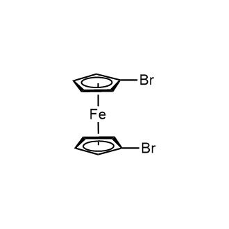 1,1'-Dibromoferrocene 化学構造