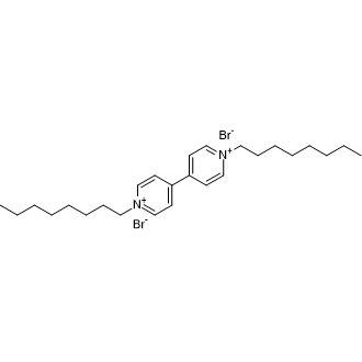 1,1'-Dioctyl-[4,4'-bipyridine]-1,1'-diium bromide 化学構造