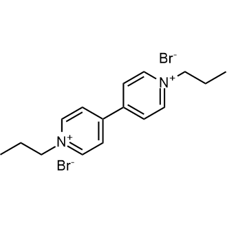 1,1'-Dipropyl-[4,4'-bipyridine]-1,1'-diium bromide Chemische Struktur