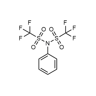 1,1,1-Trifluoro-N-phenyl-N-(trifluoromethylsulfonyl)methanesulfonamide Chemische Struktur