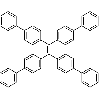 1,1,2,2-Tetra(biphenyl-4-yl)ethene Chemical Structure