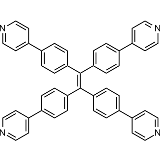 1,1,2,2-Tetrakis(4-(pyridin-4-yl)phenyl)ethene Chemical Structure