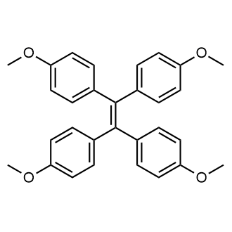 1,1,2,2-Tetrakis(4-methoxyphenyl)ethene Chemical Structure