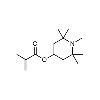 1,2,2,6,6-Pentamethyl-4-piperidyl methacrylate(stabilizedwithMEHQ) Chemical Structure