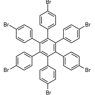 1,2,3,4,5,6-Hexakis(4-bromophenyl)benzene Chemical Structure