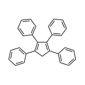 1,2,3,4-Tetraphenyl-1,3-cyclopentadiene التركيب الكيميائي