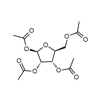 1,2,3,5-Tetra-O-acetyl--L-ribofuranose Chemical Structure