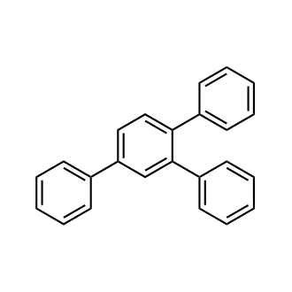 1,2,4-Triphenylbenzene Chemische Struktur