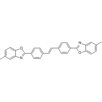 1,2-Bis(4-(5-methylbenzo[d]oxazol-2-yl)phenyl)ethene Chemical Structure