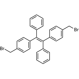 1,2-Bis(4-(bromomethyl)phenyl)-1,2-diphenylethene Chemische Struktur