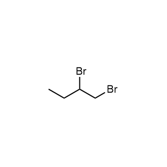 1,2-Dibromobutane 化学構造