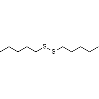 1,2-Dipentyldisulfane Chemical Structure