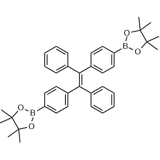 1,2-Diphenyl-1,2-bis(4-(4,4,5,5-tetramethyl-1,3,2-dioxaborolan-2-yl)phenyl)ethene Chemical Structure