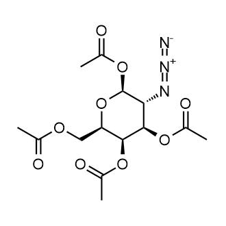 1,3,4,6-Tetra-O-acetyl-2-azido-2-deoxy-β-D-galactopyranose Chemical Structure