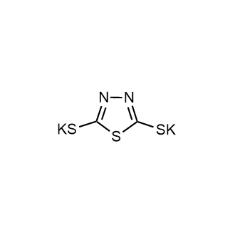 1,3,4-Thiadiazole-2,5-dithiol dipotassium salt,98% 化学構造