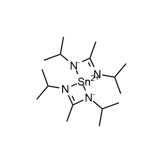 1,3,5,7-Tetraisopropyl-2,6-dimethyl-1lambda4,3,5lambda4,7-tetraaza-4-stannaspiro[3.3]Hepta-1,5-diene 化学構造