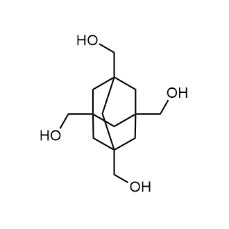 1,3,5,7-Tetrakis(hydroxymethyl)adamantane Chemische Struktur