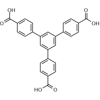 1,3,5-Tri(4-carboxyphenyl)benzene 化学構造