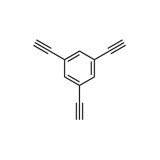 1,3,5-triethynylbenzene Chemical Structure